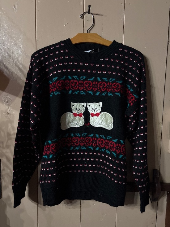 Jennifer adams Sweaters - Vintage Cat Sweater, Jennifer Adams, est medium